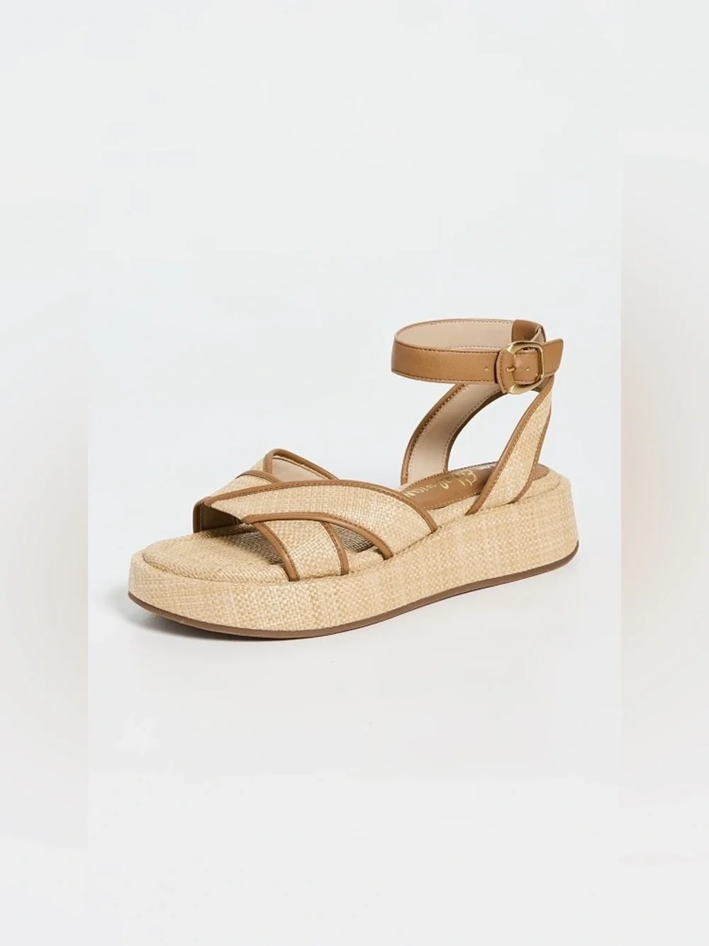 Sam Edelman Nylie Woven Wedge Platform Sandals
